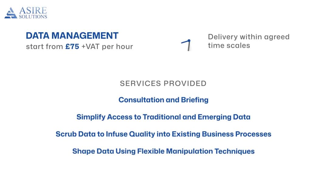 ⁣Data Management
