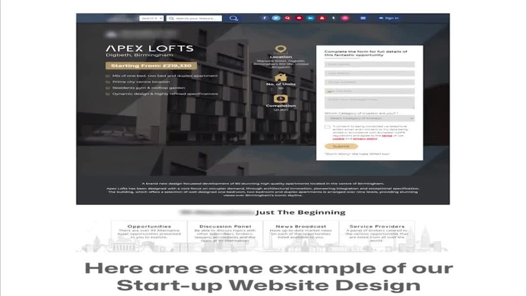 ⁣Start Up Website Design Package