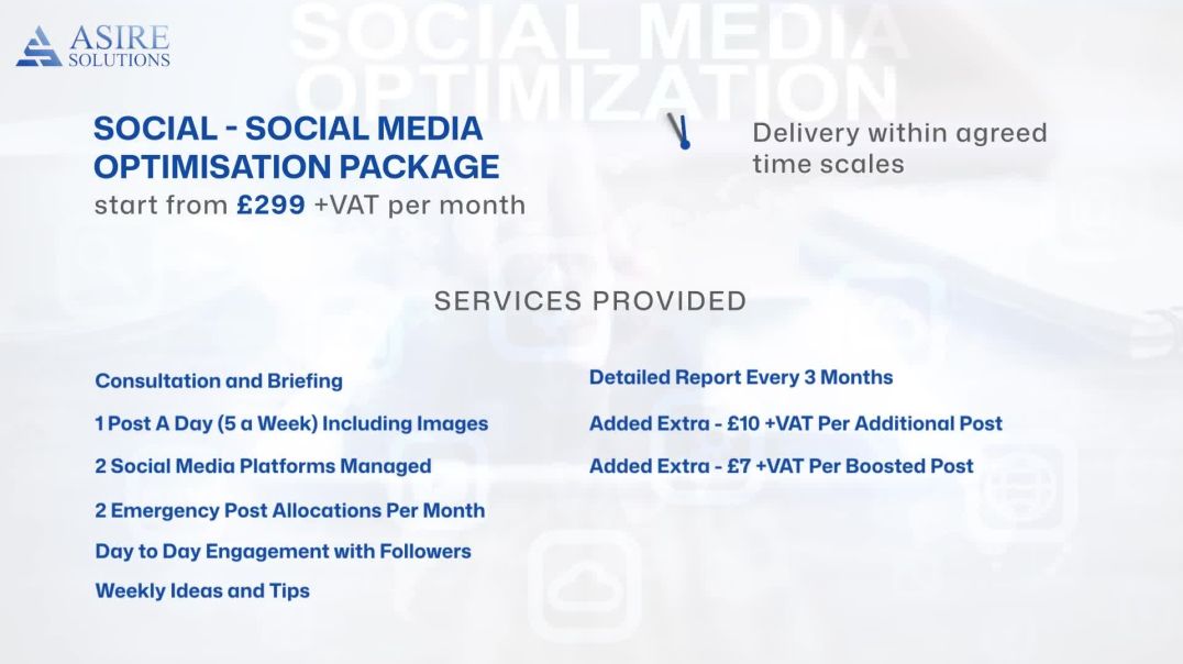 Social Media Optimisation