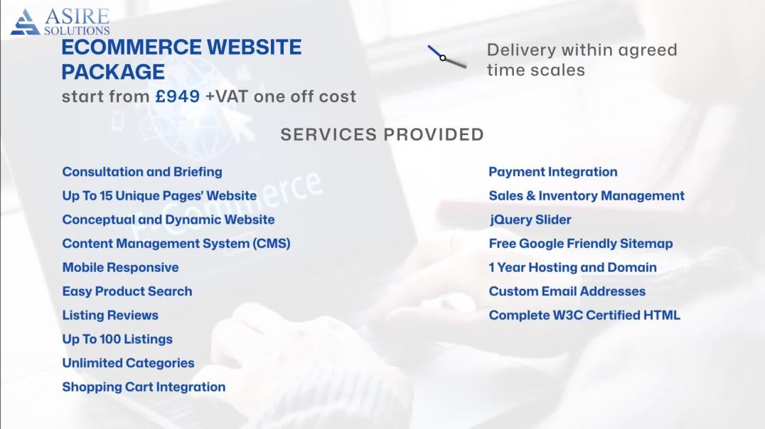 ⁣Ecommerce Website Package