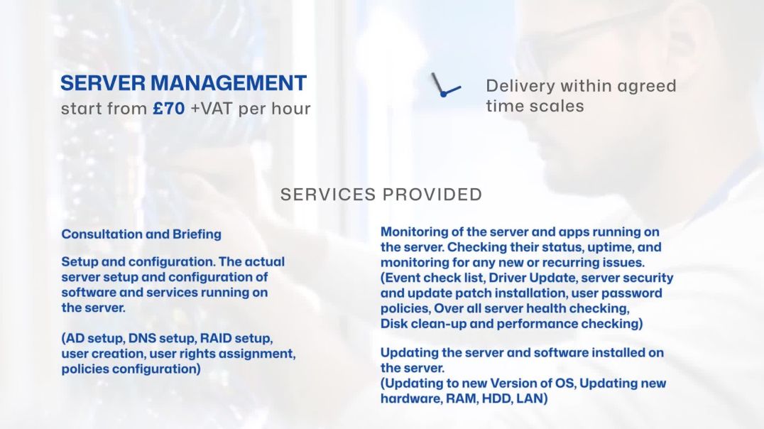 ⁣Server Management