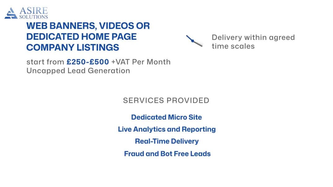 ⁣Web Banners, Videos or Dedicated Home Page Company Listings_New Script