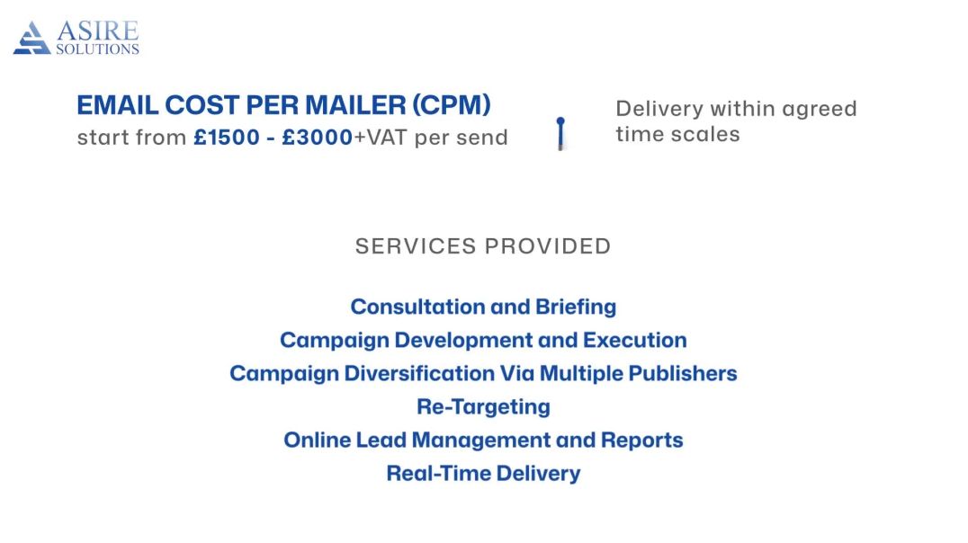 ⁣Email Cost Per Mailer (CPM)