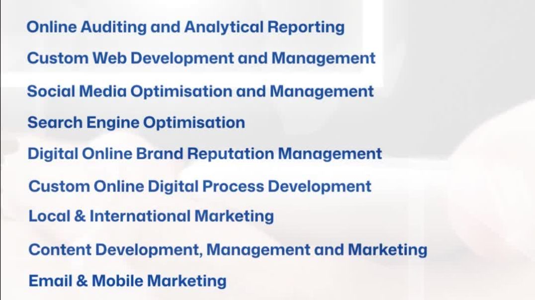 Online Digital Media Consultancy Services