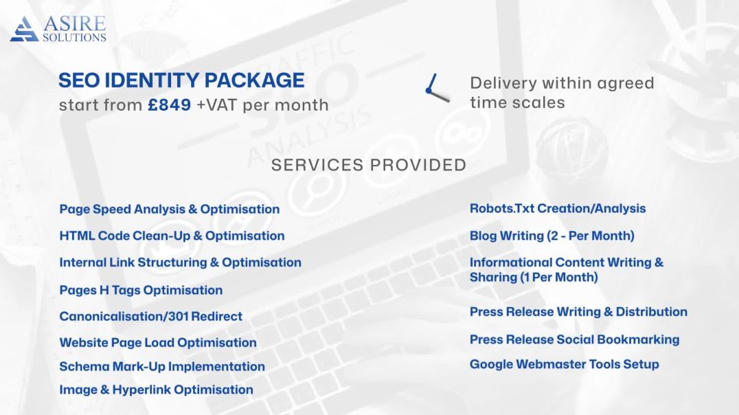 ⁣SEO Identity Package