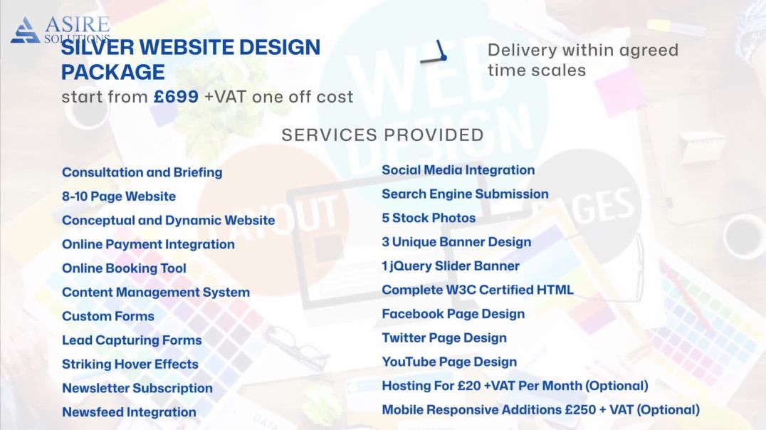 Silver Website Design Package