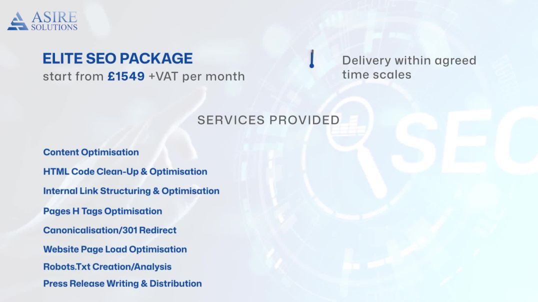 ⁣Elite SEO Package
